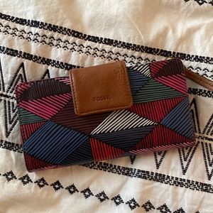 Fossil Logan RFID Tab Clutch